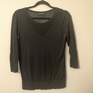 Black Banana Republic 3/4 Sleeve Top